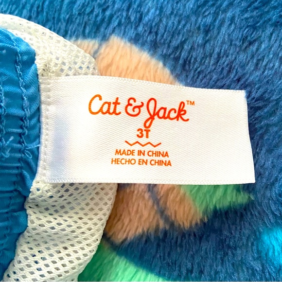 Cat & Jack 3T Striped Bathing Suit Shorts - Picture 3 of 3